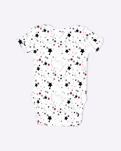 STARS - Half Sleeve - Organic Baby Romper - Set of 3