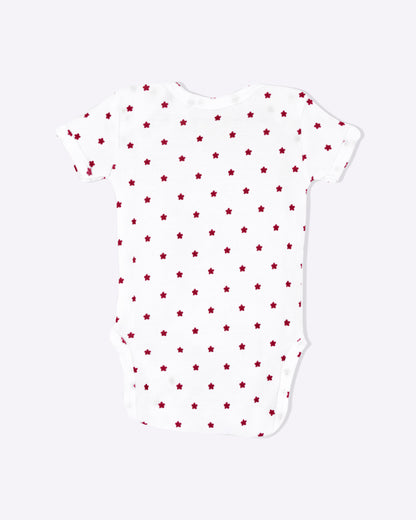 STARS - Half Sleeve - Organic Baby Romper - Set of 3