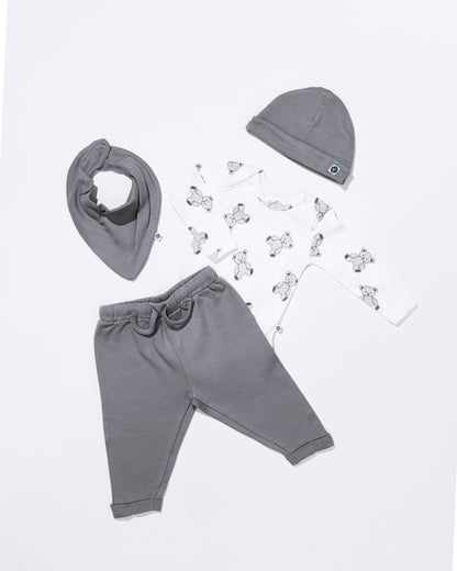 TEDDY - Full Sleeve - Organic Baby Romper - Set of 3