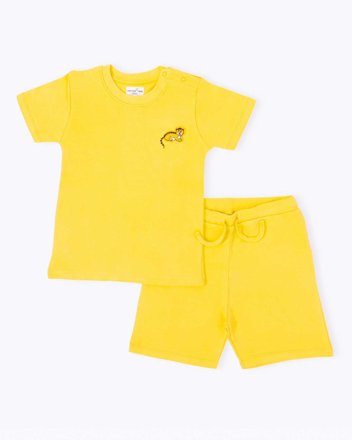 TIGER - Organic Baby T-shirt & Shorts Co-ord Sets