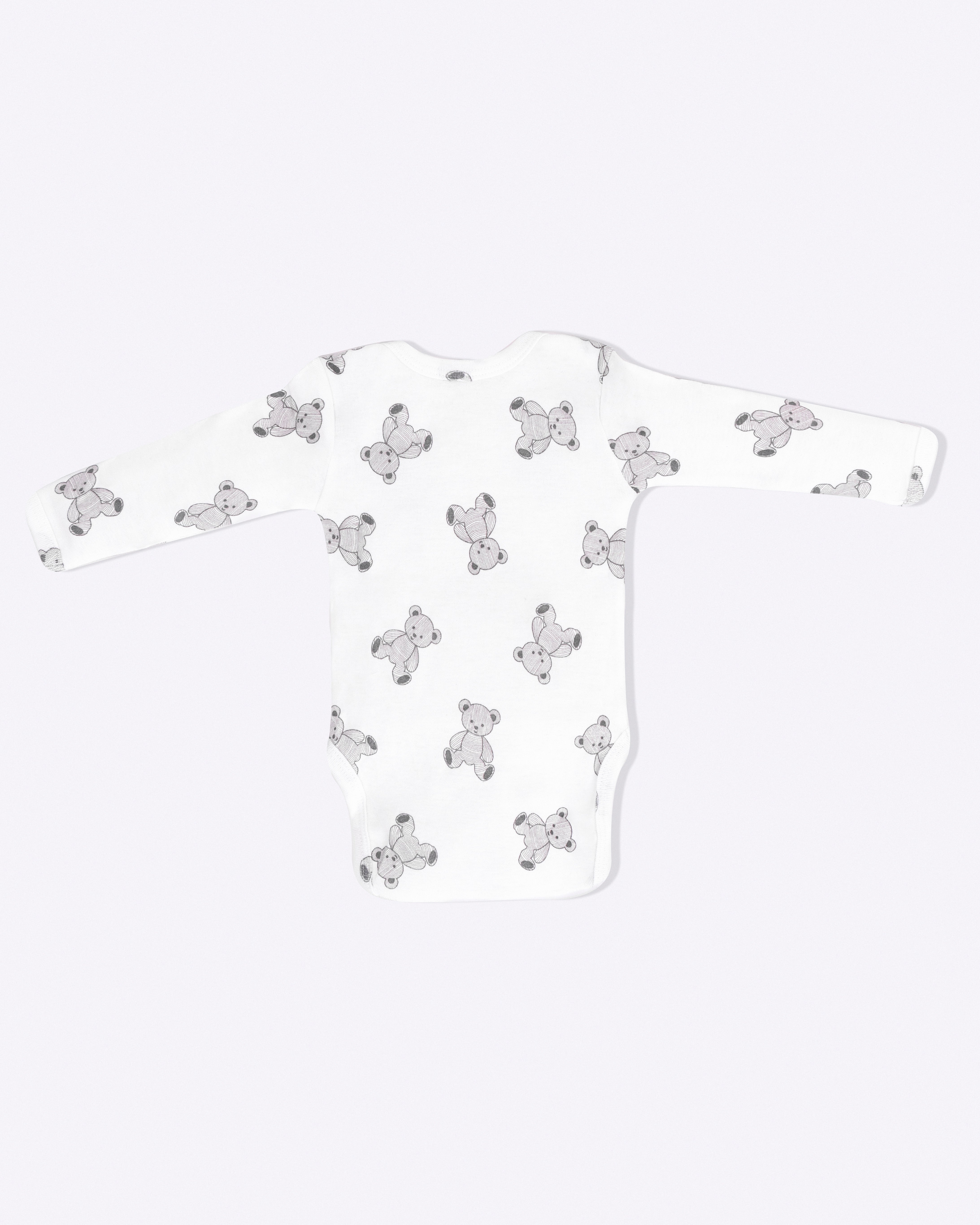 TEDDY Full Sleeve Organic Baby Romper Set of 3 Cotton Bug