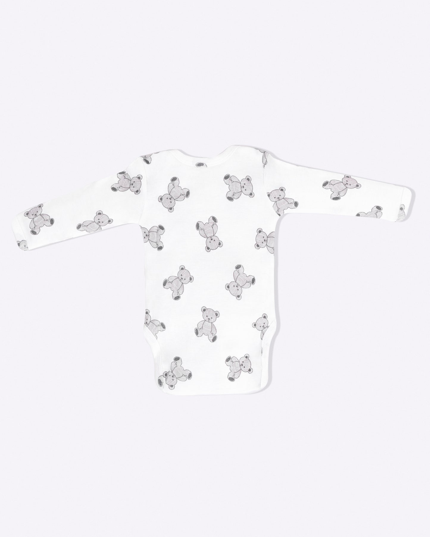TEDDY - Full Sleeve - Organic Baby Romper - Set of 3