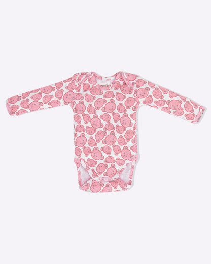 TEDDY - Full Sleeve - Organic Baby Romper - Set of 3