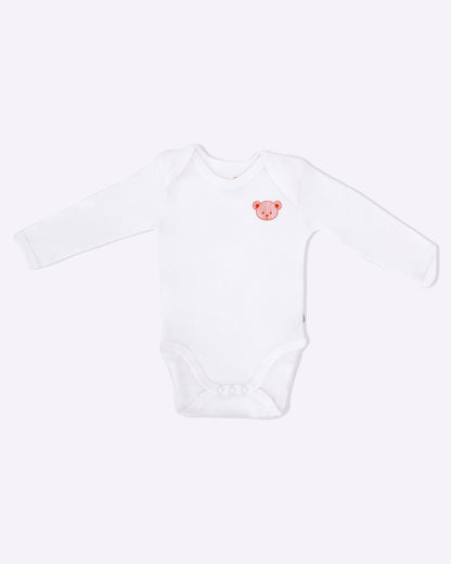 TEDDY - Full Sleeve - Organic Baby Romper - Set of 3