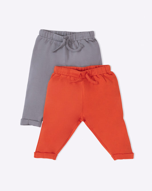 TEDDY - Organic Cotton Baby Pants - Set of 2
