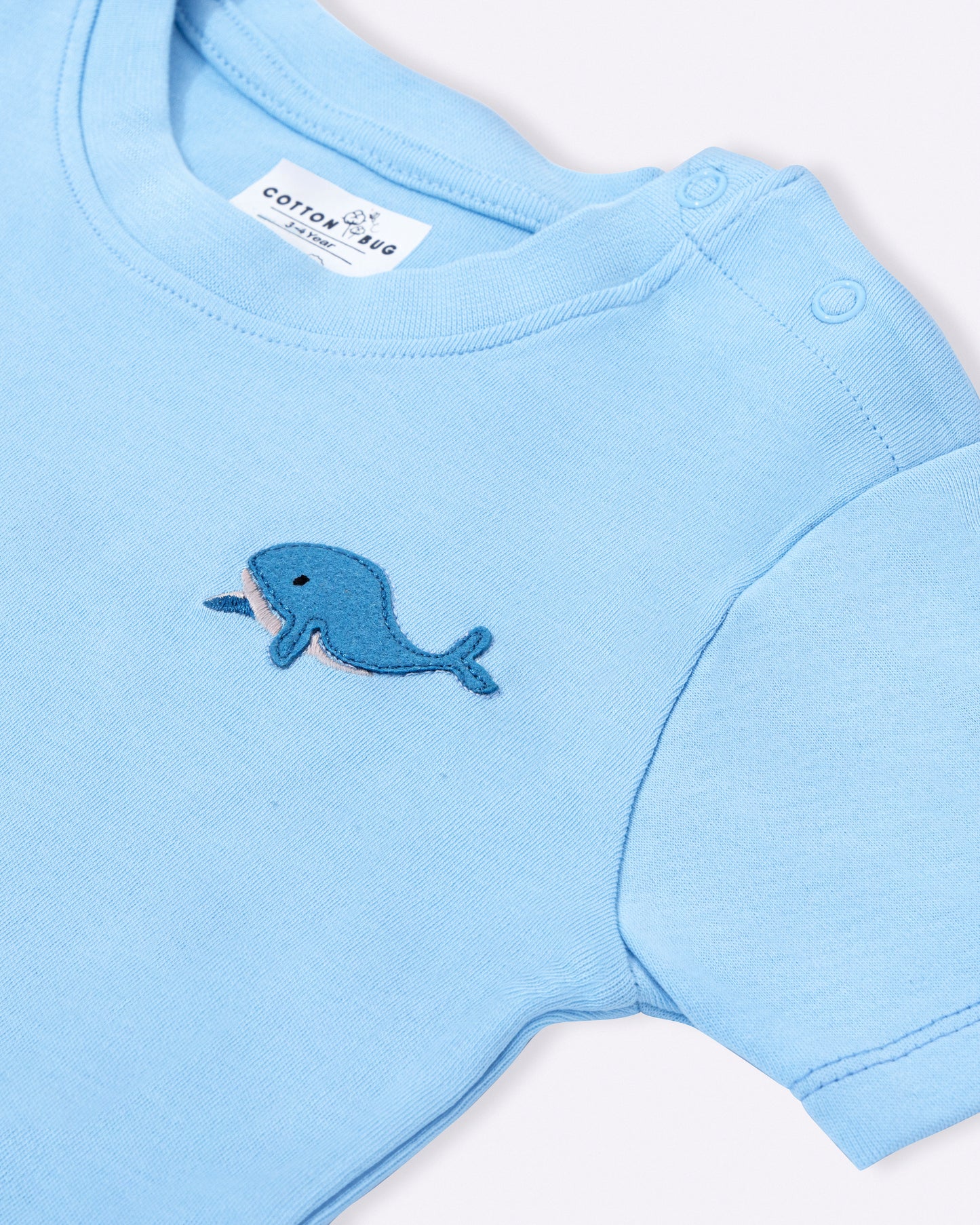 WHALE - Organic Baby T-shirt & Shorts Co-ord Sets