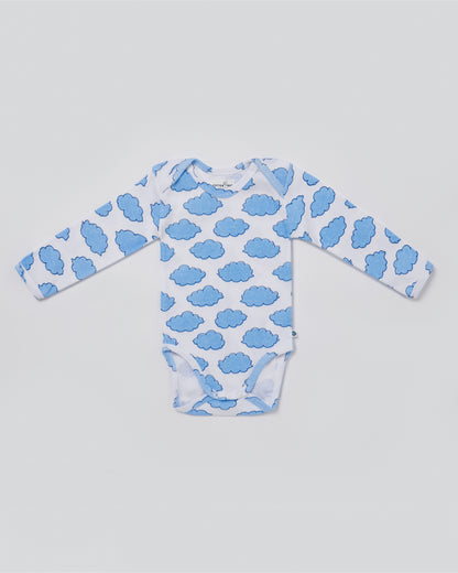 CLOUDS - Full sleeve - Organic Baby Romper - Set of 3