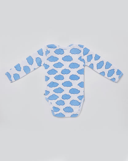 CLOUDS - Full sleeve - Organic Baby Romper - Set of 3