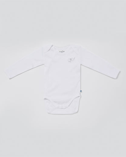 ELEPHANT - Full sleeve - Organic Baby Romper - Set of 3