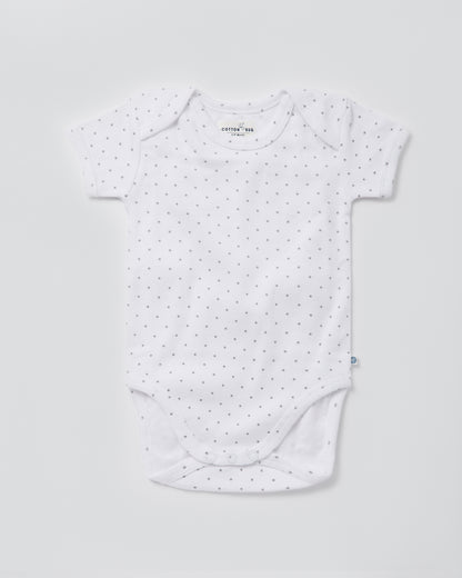 ELEPHANT - Half sleeve - Organic Baby Romper - Set of 3