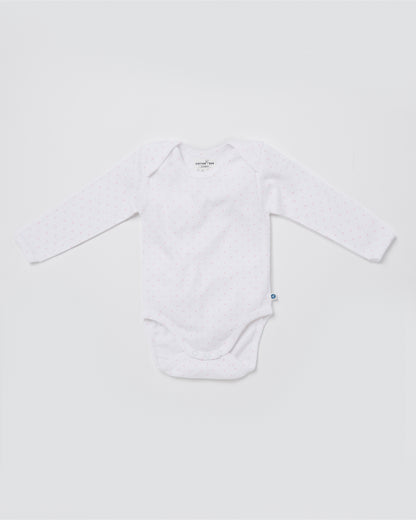 HEARTS - Full sleeve - Organic Baby Romper - Set of 3