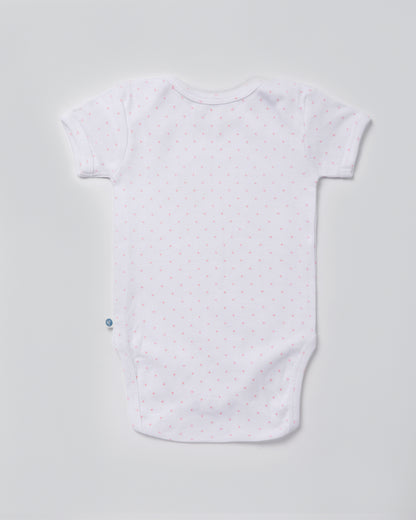 HEARTS - Half sleeves - Organic Baby Romper - Set of 3