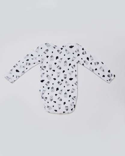 MILK - Full sleeve - Organic Baby Romper - Set of 3