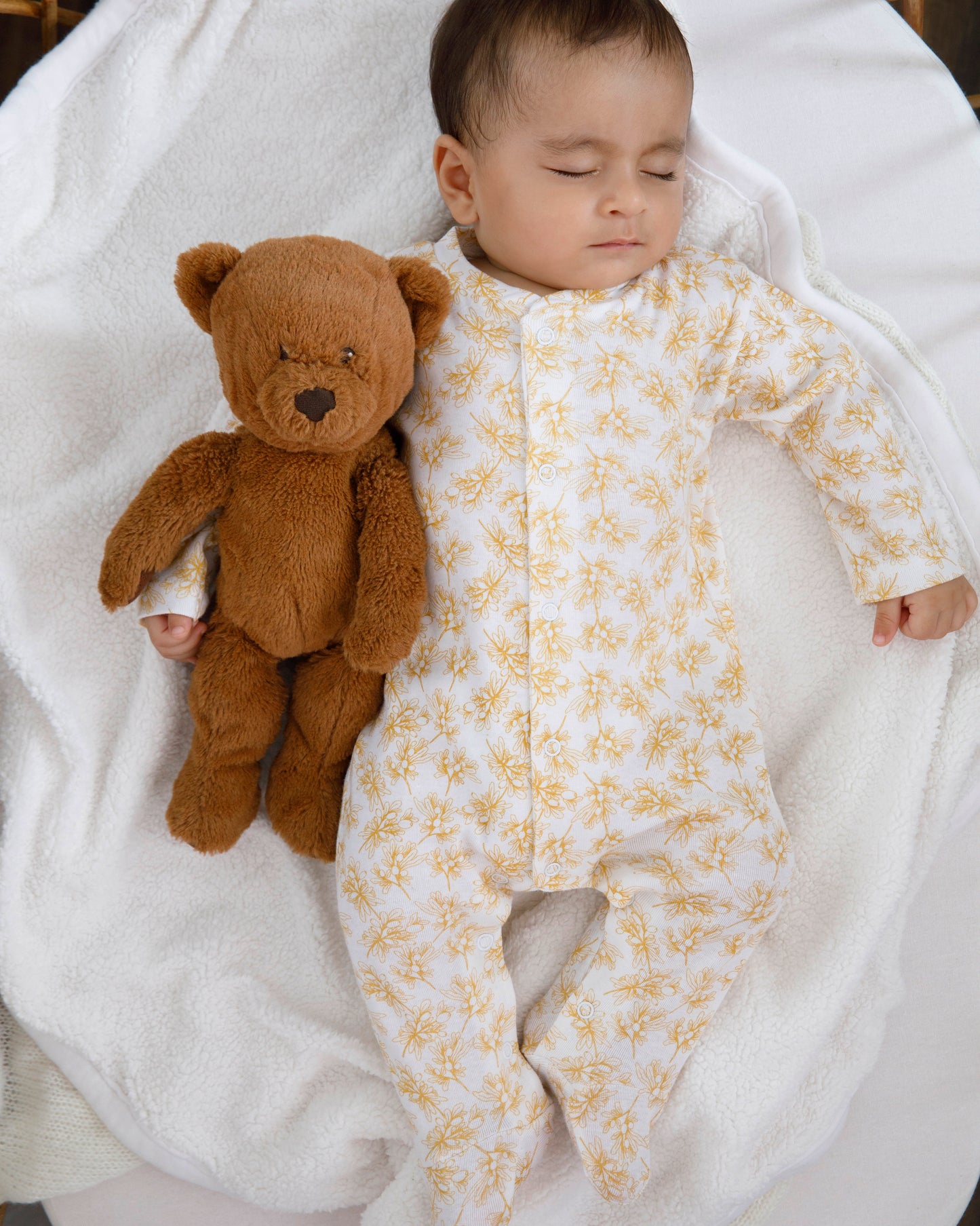 OLIVE - Full Pyjama Organic Baby Romper