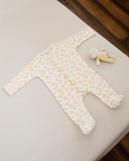 OLIVE - Full Pyjama Organic Baby Romper