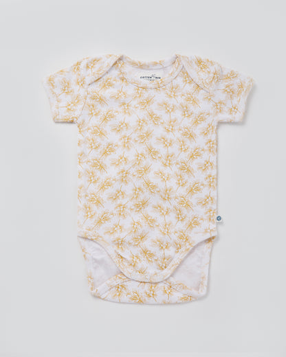 OLIVE - Half Sleeve - Organic Baby Romper - Set of 3